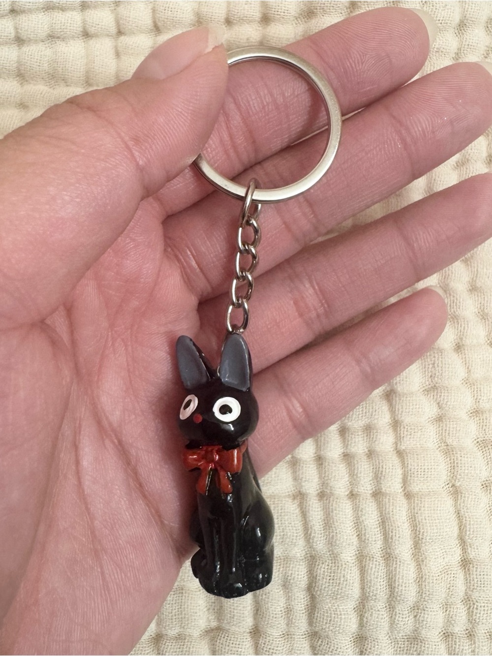 Studio Ghibli Kiki's Delivery Service Jiji Cat Keychain Purse Charm